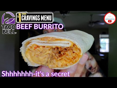 Taco Bell® BEEF BURRITO Review! 🌮🔔💲🌯 | NEW $1...