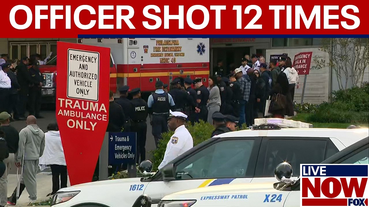 BREAKING: Officers shot in Philadelphia, one hit 12 times, police say