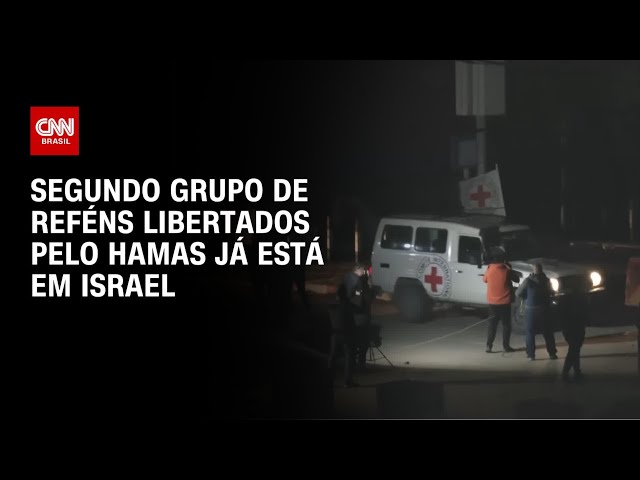 Segundo grupo de reféns libertados pelo Hamas já está em Israel | AGORA CNN