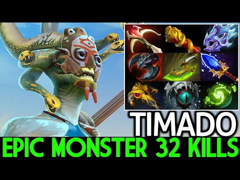 TIMADO [Medusa] Epic Monster Carry 32 Kills Full 9 Slotted Dota 2