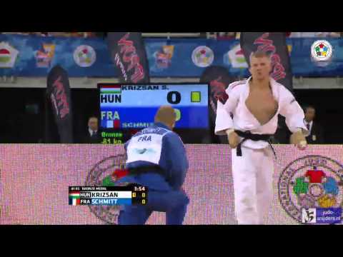 Judo 2014 Grand Prix Budapest: Krizsan (HUN) - Schmitt (FRA) [-81kg] bronze