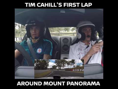 Tim Cahill's Mt Panorama hot lap in Nissan GT-R NISMO