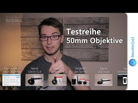 Sigma / Canon 50mm Testreihe - Ankündigung [HD]