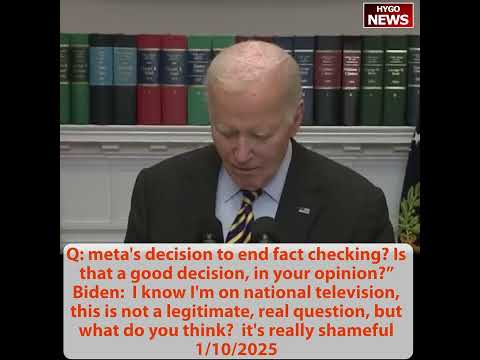 Biden: sanctions Russia prices increase $0.03 a gallon, other pardons, meta end fact checking