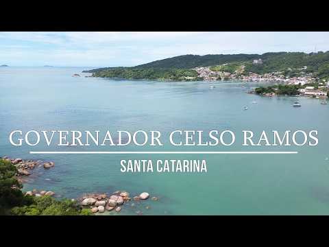 Governador Celso Ramos vista de cima | Drone 4K | Santa Catarina