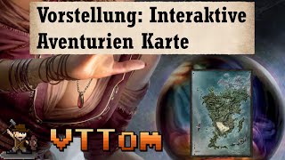 Interaktive Aventurien Karte