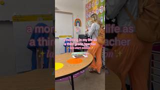 a morning in my life as a third grade teacher 🤍🫶🏻✨ #teacherlife #morningroutine #teachervlog