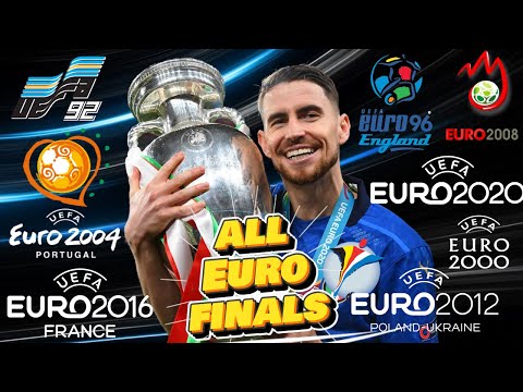 All EURO Finals (from Euro 1992 to Euro 2020)