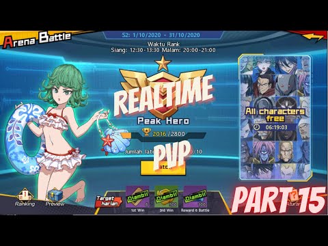 Realtime PvP Otw Top Global 1 Lagi di Season 2 | Part 15 - One Punch Man The Strongest