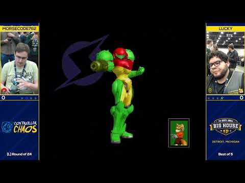 The Big House 9 - Morsecode762 (Samus) vs. DIG | Lucky (Fox) - SSBM - Top 64