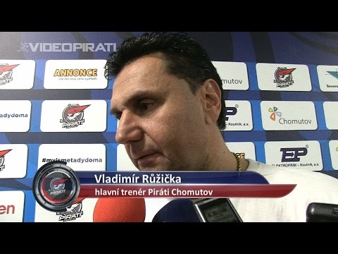 52. kolo TELH: Piráti Chomutov - Mountfield HK 1:3 ohlasy trenérů