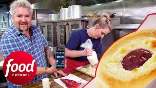 Chef At Czech Restaurant Makes 24 Kolaches In 34 Seconds | Diners, Drive-Ins & Dives