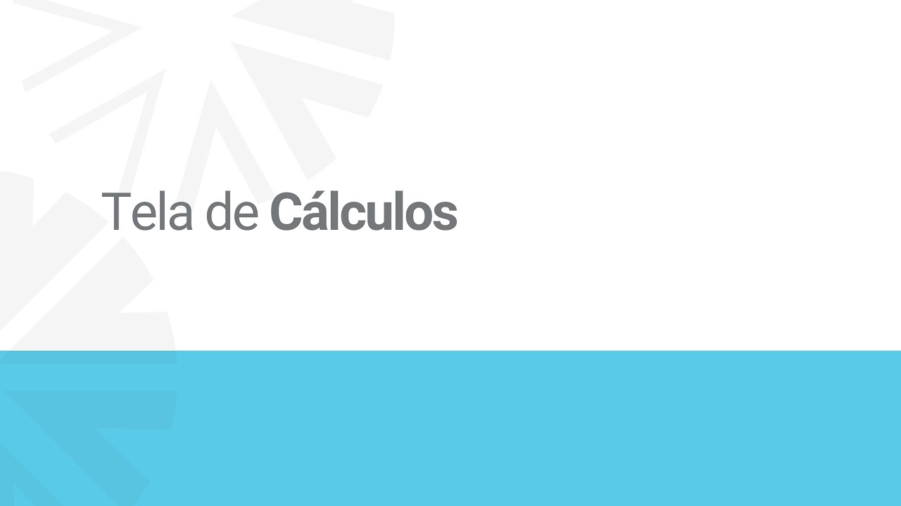 Tela de Cálculos - Secullum Ponto Web