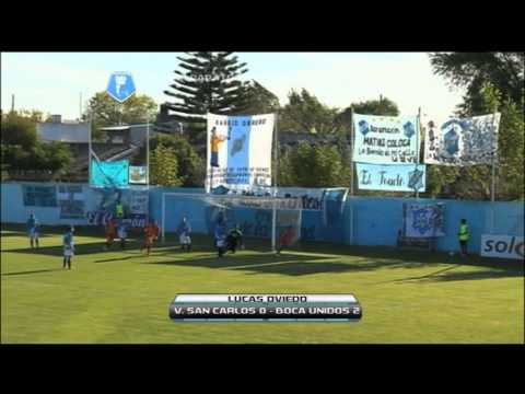 Los goles de V. San Carlos 0 - Boca Unidos 2. Fecha 34. Torneo Primera B Nacional
