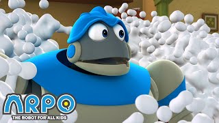 파워 업! 빨래 끝! ・ 재미있는 어린이 만화! ・ 로봇알포 Arpo The Robot