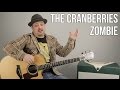 How To Play Zombie By The Cranberries On Guitar Easy Acoustic