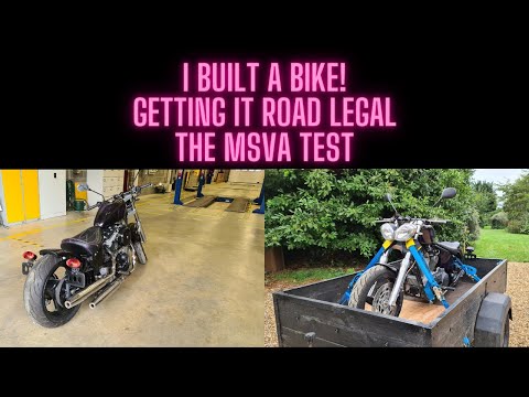 I BUILT A MOTORBIKE! - getting it road legal - the mSVA test