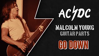 AC/DC - Go Down - Malcolm Young Isolated Rhythm Guitar (cover)