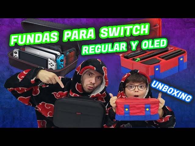 Vídeo relacionado con MoKo Funda para Nintendo Switch y Switch OLED con 10 Ranuras para Tarjetas de Juego, Estuche de EVA Portátil, Funda de Viaje para Accesorios y Juegos de Nintendo Switch, Degradado Azul y Rosa