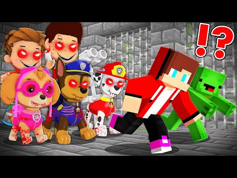 Escape from PAW PATROL.EXE Prison in Minecraft - Super Maizen