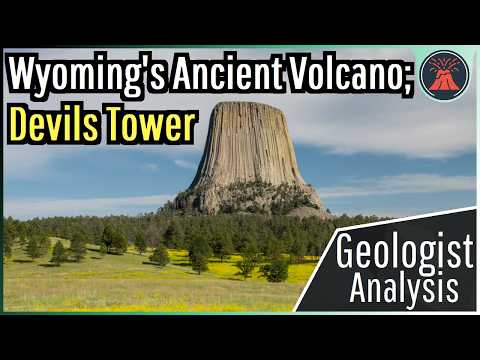 The Ancient Volcano in Wyoming; Devils Tower