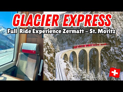 GLACIER EXPRESS: Von Zermatt nach St. Moritz mit dem spektakulärsten Panoramazug der Schweiz.