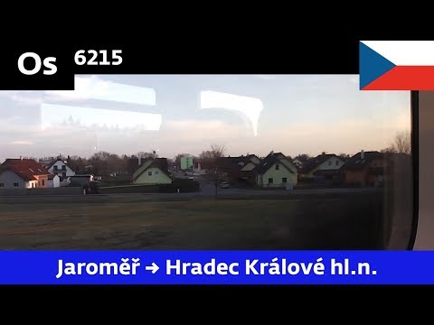 Jízda vlakem Os 6215 - 2.3.2013