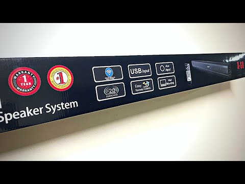 DigitalX X S8 Sound Bar UNBOXING!
