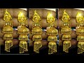 3 Layer gold jhumka Earrings designs with weight and price 2022|| 10gm सोने के झुमके की डि