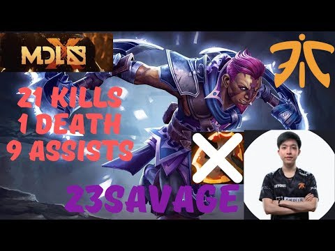 DOTA 2 PRO PLAY | 23savage ANTI MAGE | NO Battle Fury | MDL Chengdu Major