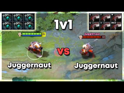 6x Skadi Juggernaut vs 6x Abyssal Juggernaut | Level 30 Dota 2 1v1 | Who Will Win?