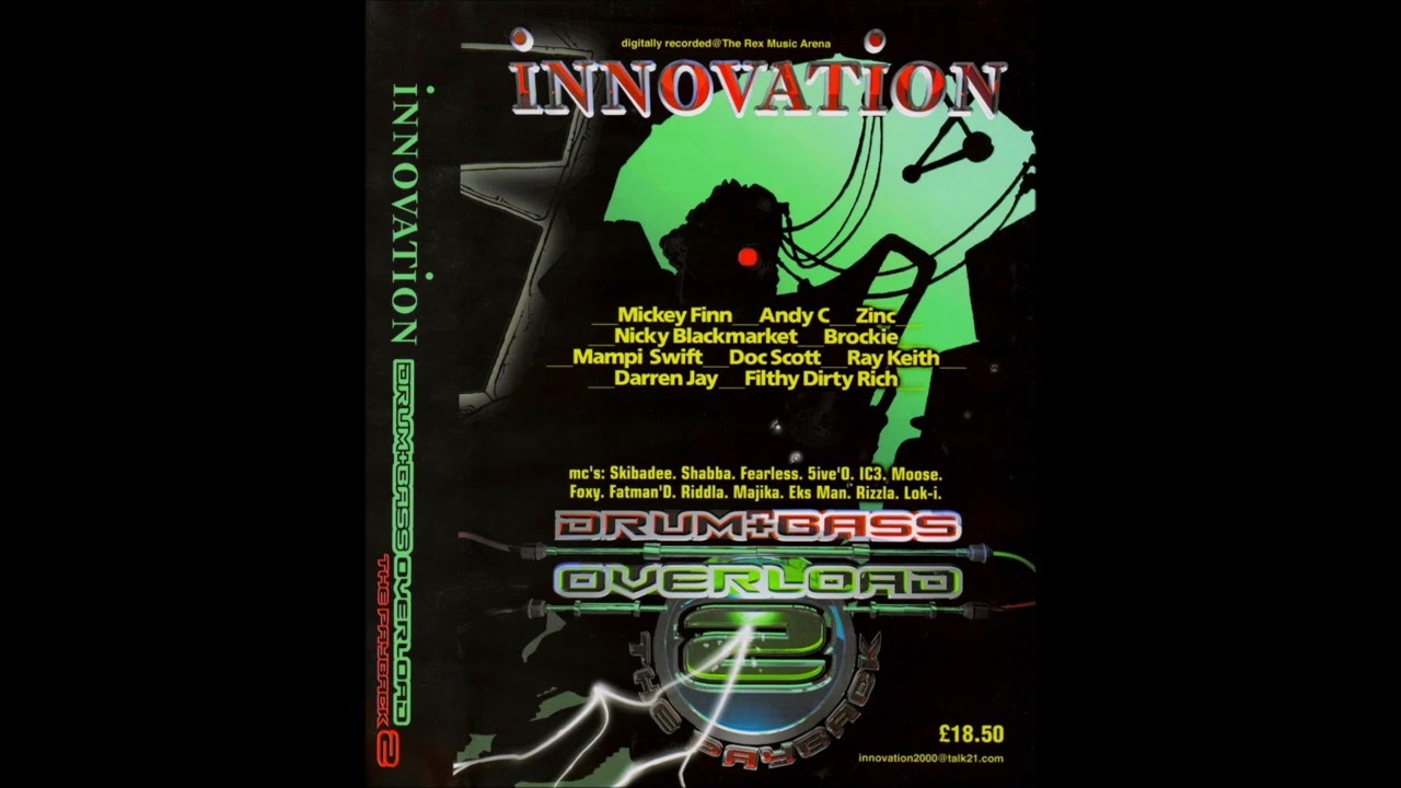 Nicky Blackmarket - Skibadee & IC3 @ Innovation - Drum and Bass Overload Part 2 - 2002