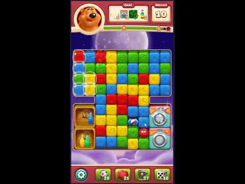 Toon Blast Level 2054 - NO BOOSTERS 🐻🐺🐱 | SKILLGAMING ✔️