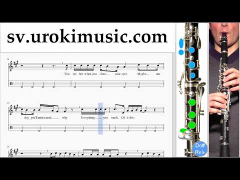 Lär Dig Spela Klarinett Passenger - Let Her Go Tabs Nybörjare Del 2 um-i492