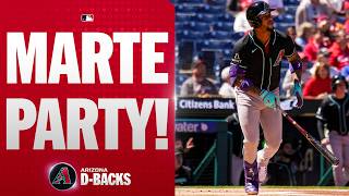 Ketel Marte CRUSHES a leadoff homer against the Phillies! ???????? | MLB Highlights