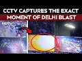 Delhi Bomb Blast CCTV Slow Moving Traffic Big Explosion CCTV Footage Of Delhi Red Fort Blast