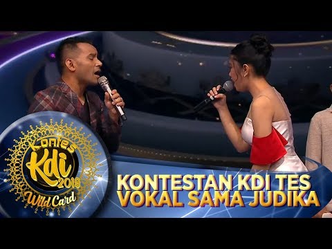 Deg Degan! Kontestan KDI Tes Vokal Langsung Sama Judika - WildCard KDI (19/8)