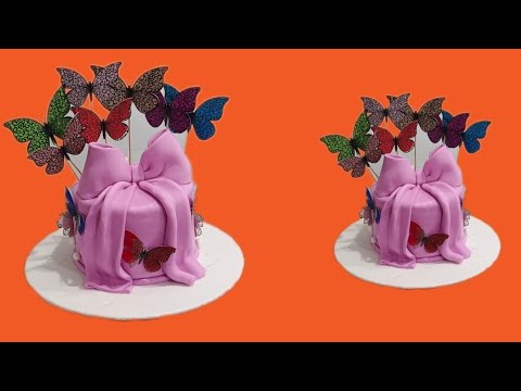 Butter fly  cake by Chef Mazhar Gujjar 😂🤣😀