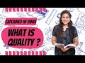 What is Quality? || Definitions || Total Quality Management (Hindi) || Examples ||