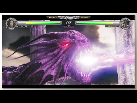 Jabberwocky vs Alice with Healthbars