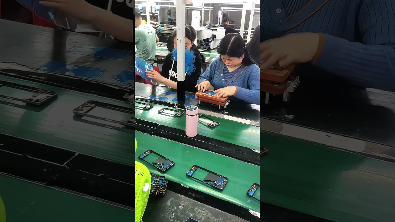 Smartphone assembly: Skilled workers improve efficiency, reduce errors, and ensure quality