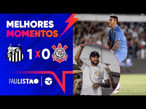 NEYMAR ESTEVE NA VILA, VIU JOÃO PAULO FECHAR O GOL E O TIMÃO SE COMPLICAR! SANTOS 1X0 CORINTHIANS