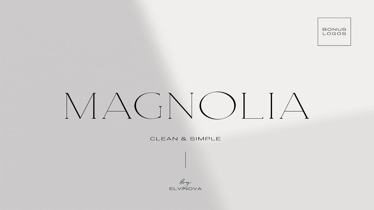 Magnolia. Modern Serif Font Font Free Download