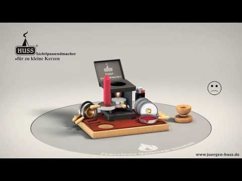 " LICHTLPASSENDMACHER " für Kerzen - Aus dem Erzgebirge