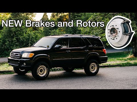 Installing BRAKES and Rotors on my 1st Gen Sequoia | TUTORIAL