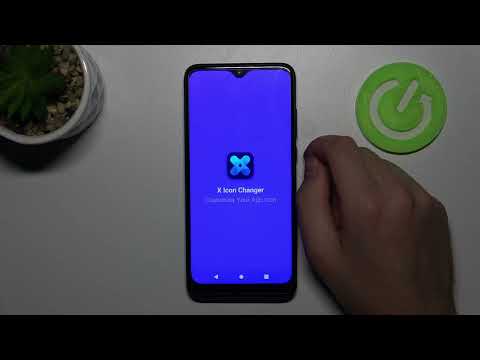 How to Change Icons Shape on TCL 205 | X Icon Changer App