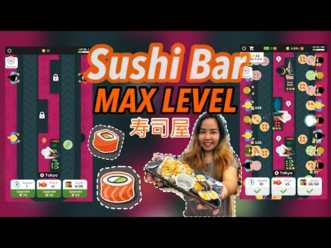 MAX LEVEL // SUSHI BAR IDLE (All places unlocked!) - YouTube
