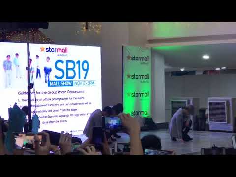191117 SB19 in Starmall Alabang - GO UP fan cam