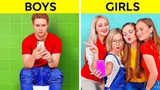 BOYS vs GIRLS  Morning Routine Moments And Fun Rea