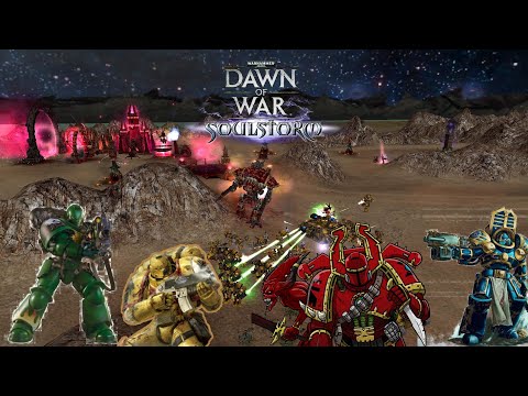 Dawn of War Soulstorm Unification mod | Imperial Fists & Salamanders VS World Eaters & Thousand Sons